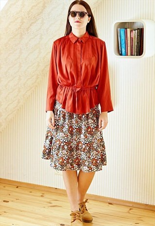 FLORAL VINTAGE SKIRT