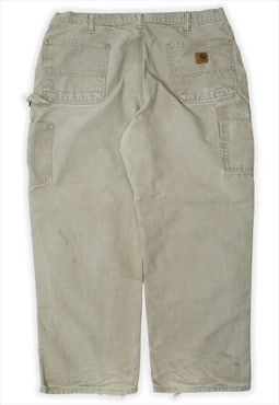 Vintage Carhartt Dungaree Carpenter Workwear Trousers Mens