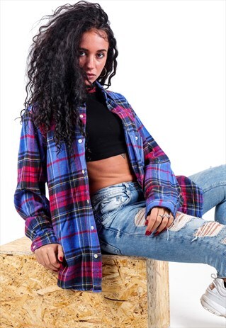 VINTAGE FLANNEL SHIRT S1196