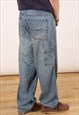 VINTAGE US POLO ASSN BAGGY JEANS MEN'S MID BLUE