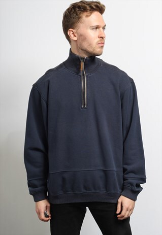 VINTAGE CHAMPION HALF ZIP SWEATSHIRT