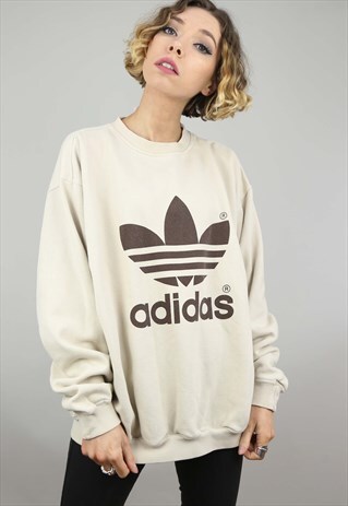 VINTAGE 90S OVERSIZED ADIDAS SWEATER SWEATSHIRT