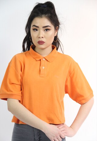 VINTAGE FILA CROPPED POLO SHIRT