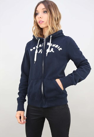 RETRO ABERCROMBIE & FITCH ZIP UP HOODIE TRACK TOP
