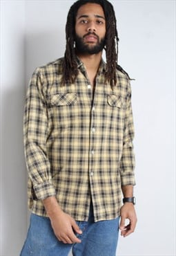 Vintage Thick Check Flannel Shirt Multi