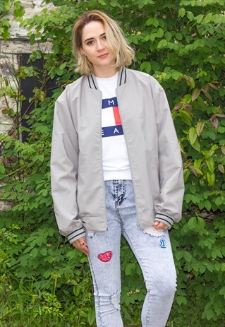 VINTAGE 80'S BOYFRIEND BOMBER JACKET