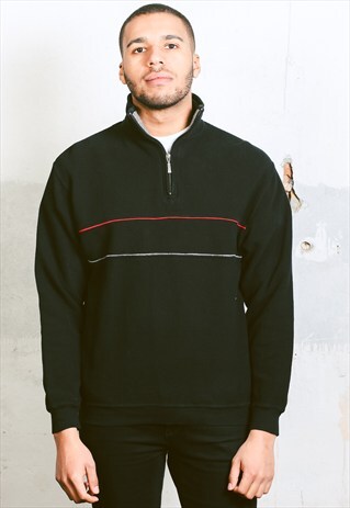 VINTAGE 80S 1/4 ZIP SWEATSHIRT