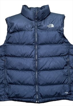 vintage the north face nuptse 700 downs vest gilet black