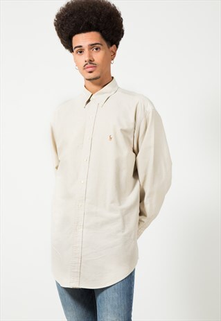 VINTAGE 80S CLASSIC POLO RALPH LAUREN SHIRT / 4952
