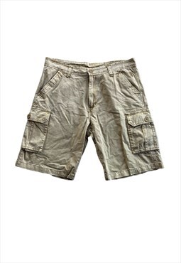 Vintage Y2K cargo shorts beige W36 L22 Polinesa 