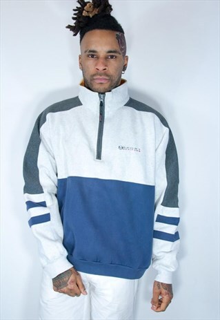 SERGIO TACCHINI 1/4 ZIP SWEATSHIRT