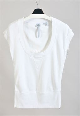 Vintage 00s Adidas by Stella McCartney top in white