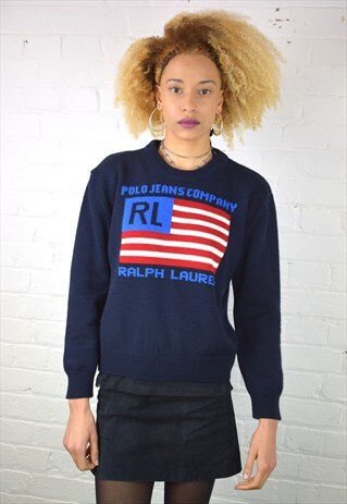 VINTAGE 90'S RALPH LAUREN KNIT JUMPER