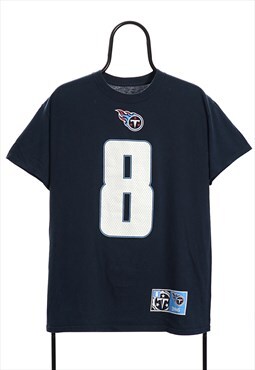 Majestic NFL Vintage Navy Tennessee Titans TShirt Womens