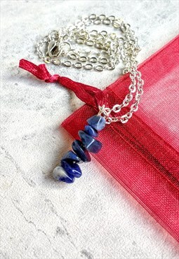 Handmade Sodalite Gemstone Necklace