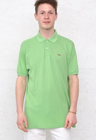 90S VINTAGE GREEN LACOSTE SHORT SLEEVE POLO SHIRT