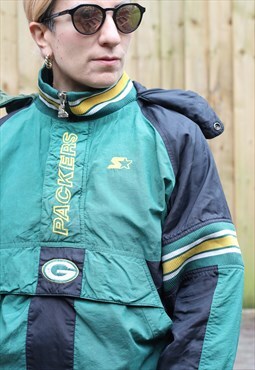 Vintage 1990s Starter Green Bay Packers embroidered jacket
