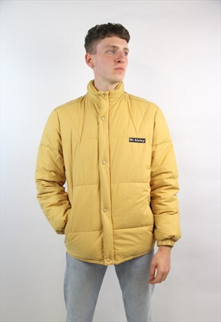 VINTAGE 90'S MUSTARD PADDED JACKET