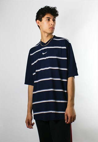 VINTAGE NIKE SPORTS T SHIRT, EMBROIDERED LOGO