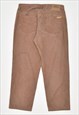 VINTAGE 90'S CASUAL TROUSERS BROWN