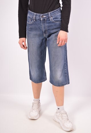 VINTAGE LEVI'S 569 DENIM SHORTS BLUE