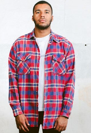 VINTAGE FLANNEL JACKET SHIRT