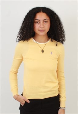 Women's Vintage Ralph Lauren Sport Yellow Sweater