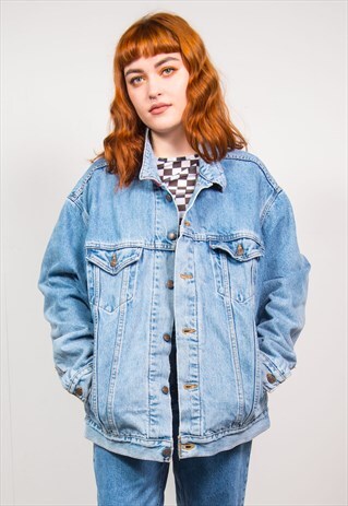 LEVI'S VINTAGE 90'S BLUE DENIM OVERSIZED JACKET