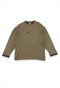 Nike vintage 90s embroidered logo sweatshirt 