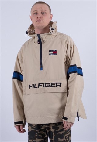 RARE TOMMY HILFIGER SPELL OUT COAT