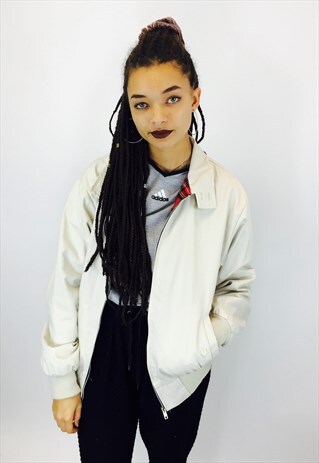 VINTAGE CREAM HARRINGTON JACKET