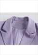RETRO BLAZER JACKET BUTTERFLY PATCH KAWAII BOMBER IN PURPLE