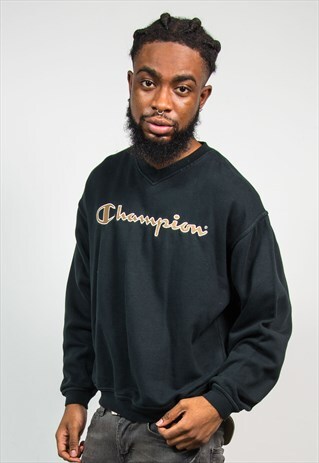 CHAMPION 90'S BLACK SWEATSHIRT