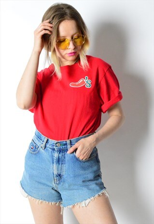 VINTAGE 90S RED CHILLI T-SHIRT