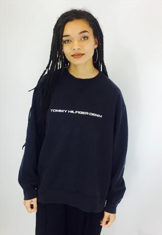 TOMMY HILFIGER EMBROIDERED SWEATSHIRT