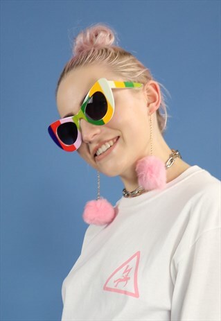 RAINBOW CAT EYE SUNGLASSES