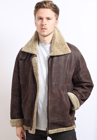 VINTAGE SUEDE AVIATOR JACKET