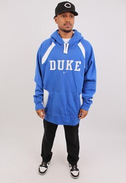 Vintage Men's 90's Nike Duke Spell out Deadstock Hoodie