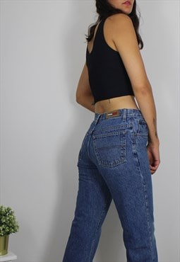 Vintage Tommy Hilfiger Ankle Length Crop Jeans w Logo Back