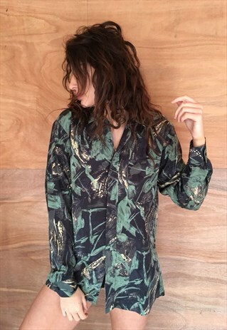 OVERSIZED RETRO 90S 80S VINTAGE UNISEX FESTIVAL SHIR