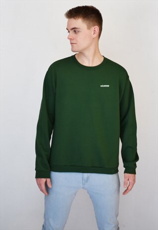 GREEN RAWWW (WHITE) SWEATSHIRT