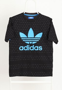 Vintage Adidas Crewneck Large Logo T-shirt Black