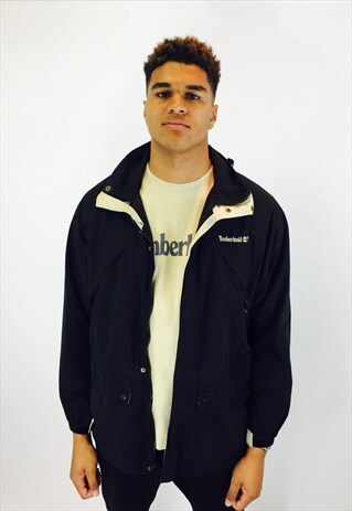 TIMBERLAND BLACK WATERPROOF COAT