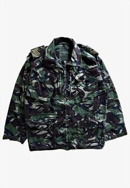 Vintage 90s Men's Army Camouflage Utility Jacket