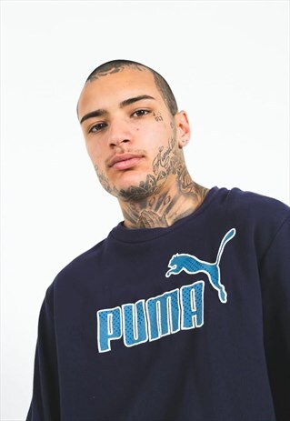 VINTAGE 80S PUMA SWEATSHIRT / S5959