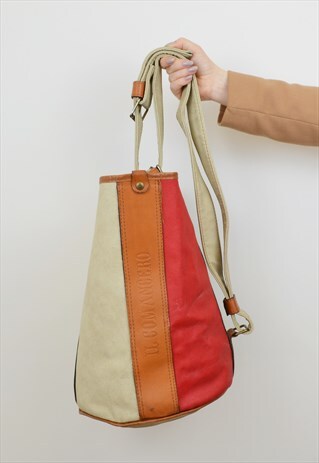 LEATHER BUCKET BAG