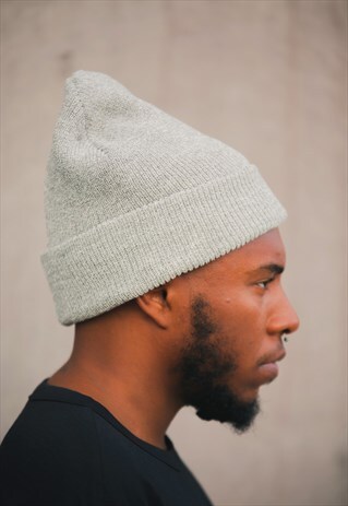VARSITY WOOLLY HAT - GREY