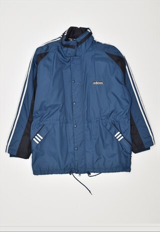 VINTAGE 90'S ADIDAS WINDBREAKER JACKET BLUE