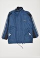 Vintage 90's Adidas Windbreaker Jacket Blue