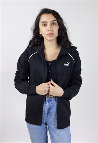 VINTAGE PUMA 90'S BLACK SPORTS JACKET